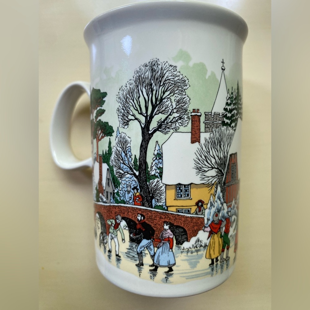 Coffee/hot cocoa Dunoon Christmas mugs 
Set of 4 fine stoneware.Made in Scotland - Picture 8 of 15